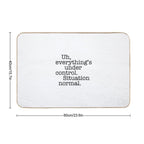 Star Wars Quotes - Situation Normal  Non-Slip Bath Mat