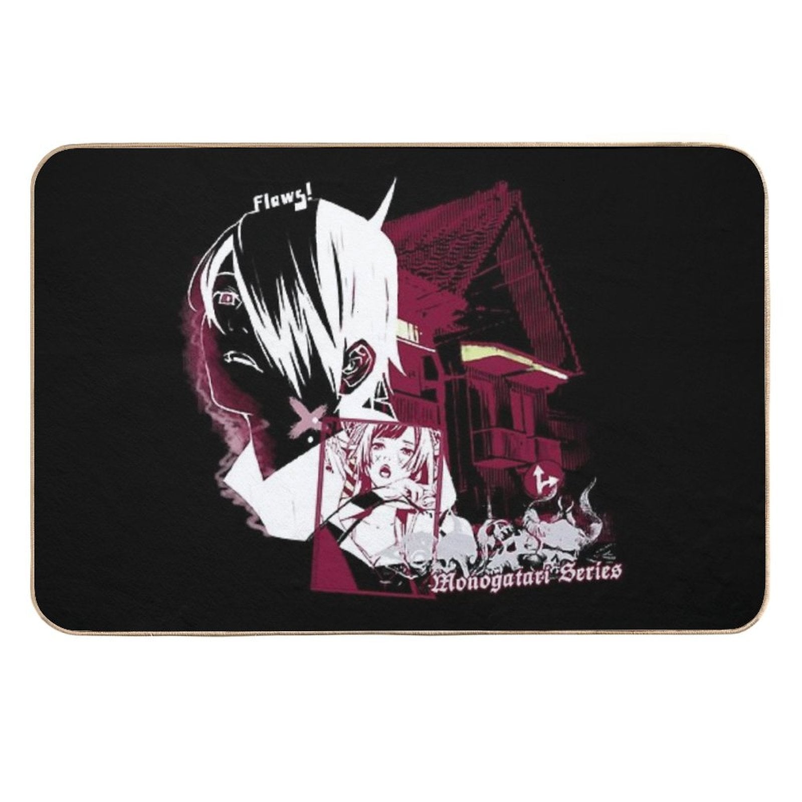 Monogatari Series ''ROUTE X'' V1  Absorbent Bath Mat