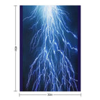 Lightning Storm Quick-dry Throw Blanket