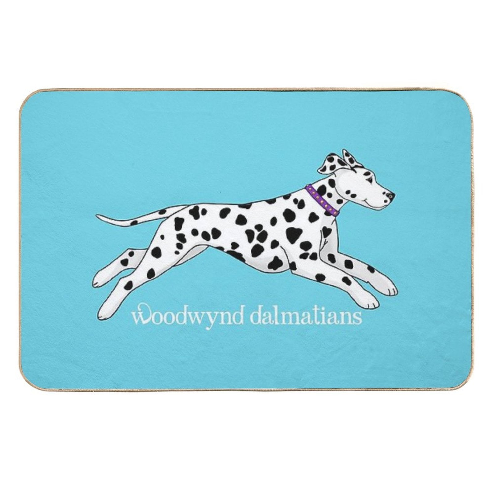 Woodwynd Dalmatians  Anti-Trip Bath Mat