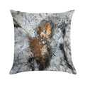 Copper Mica Soft Hidden Zipper Throw Pillow