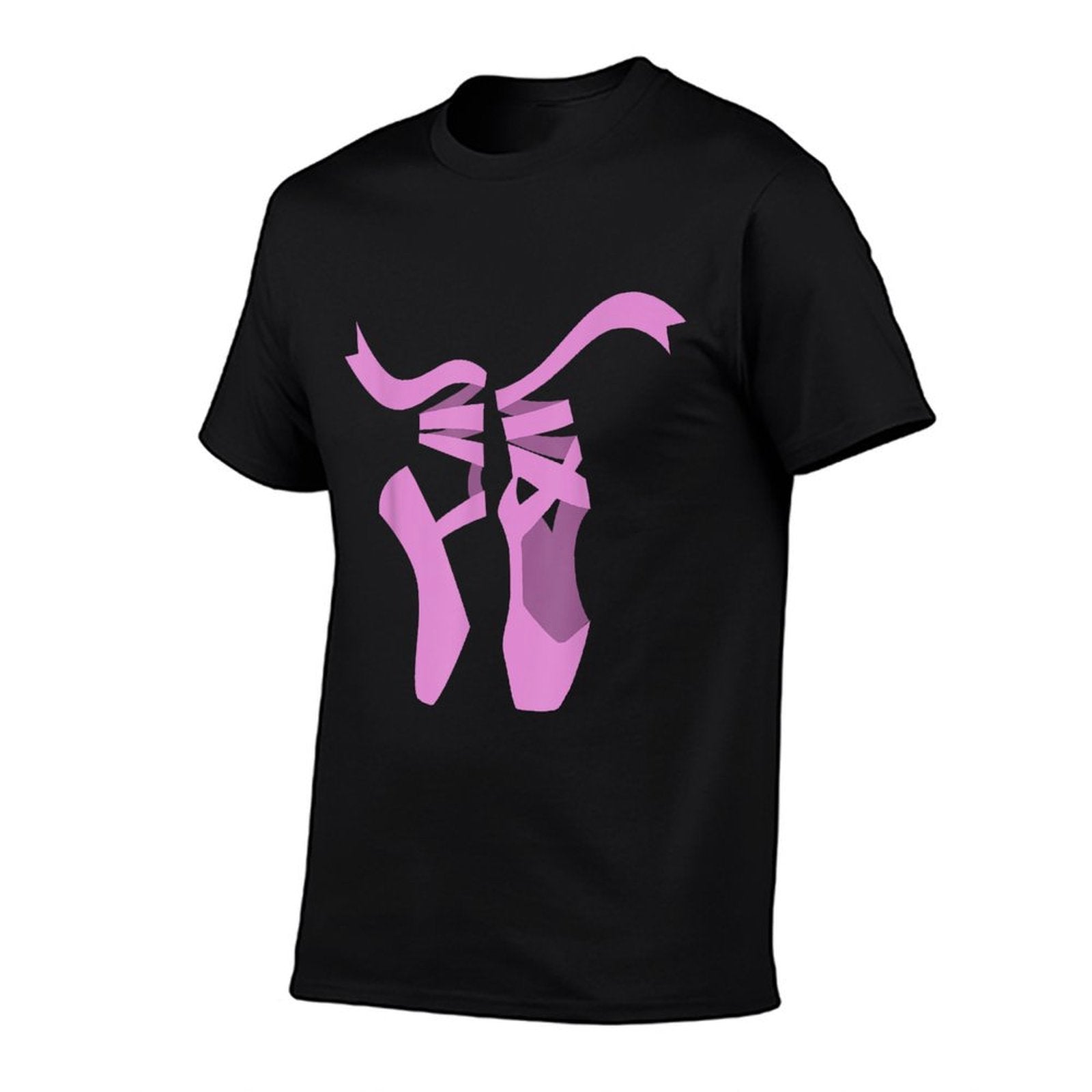 Cool Ballet Art for Women Girls Mom Ballerina Ballet Dancer  Ribbed Collar T-Shirt