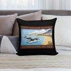 Greyt Western Zoomington-on-sea Soft Gift Ready Throw Pillow