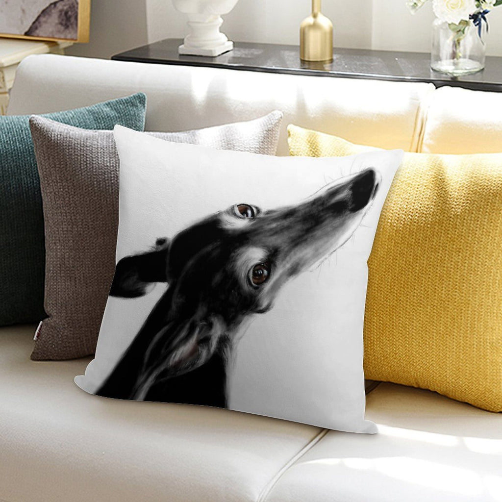 Always There II White Soft Fade-Resistant Throw Pillow