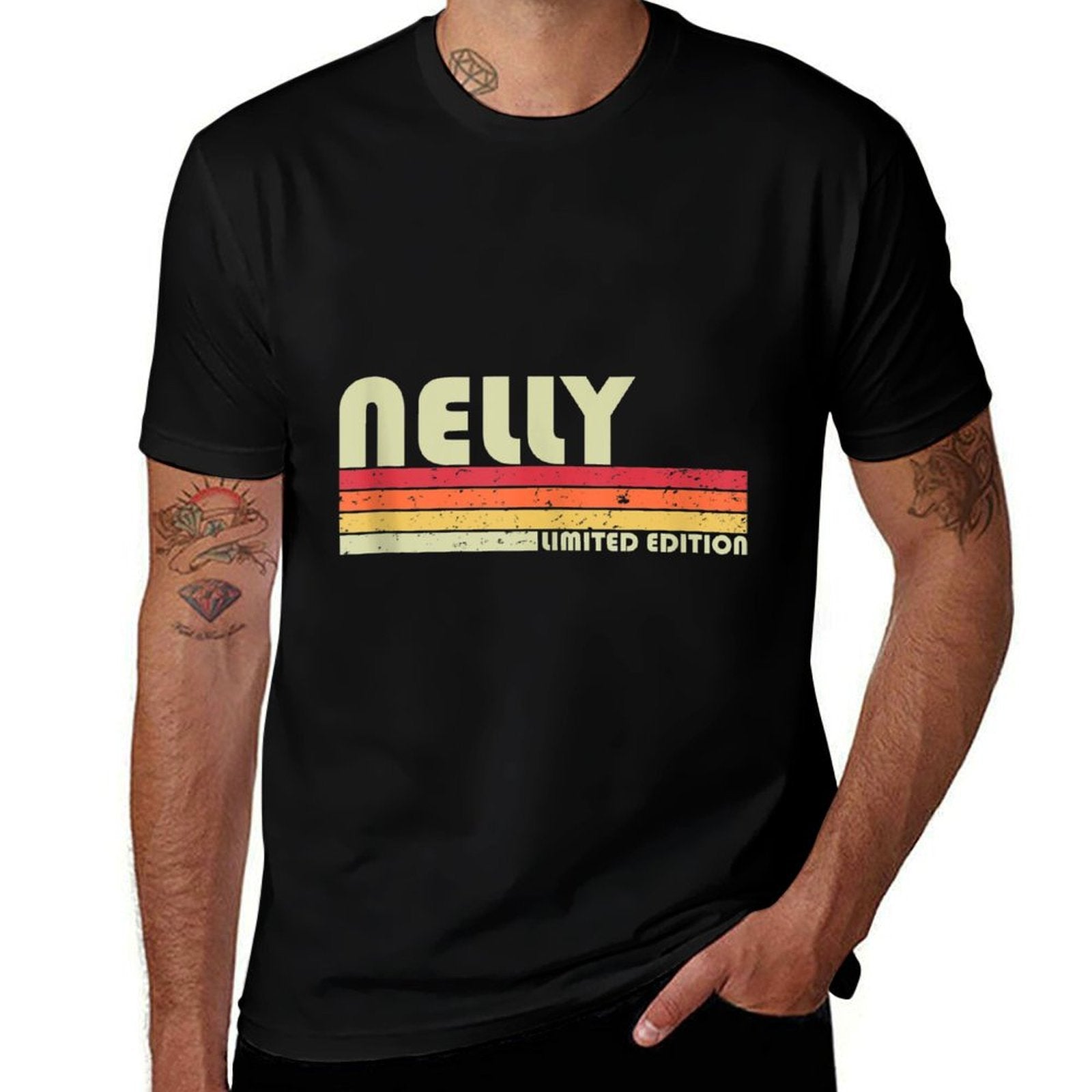 NELLY Name Personalized Retro Vintage 80s 90s Birthday Comfortable T-Shirt