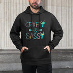 Womens Crafters Cute Crafty And Sassy Crafting Hobby Unisex Design Hoodie