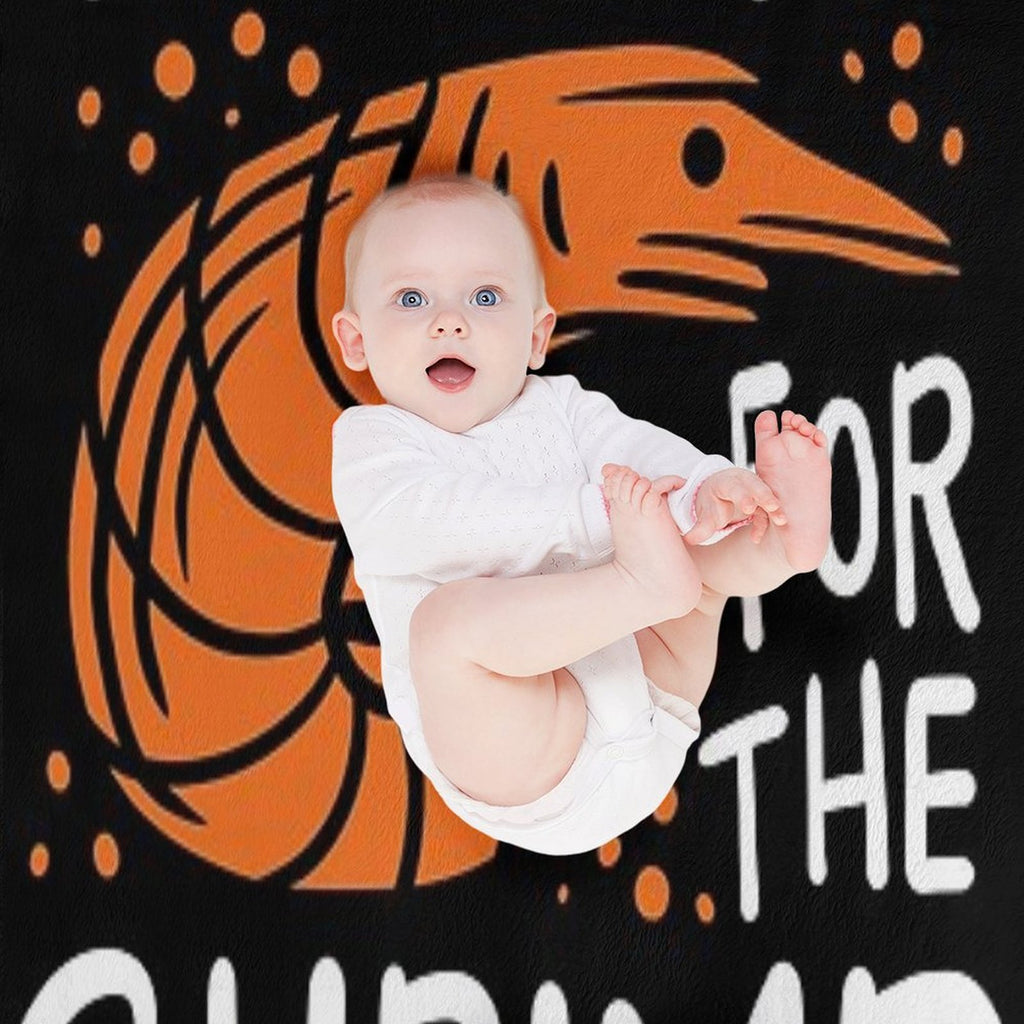 Shrimp Seafood Plush Throw Blanket