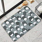 Cute Penguin Crowd  Easy To Clean Bath Mat