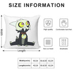 Sitting King The Owl House Soft High-Density Material Throw Pillow