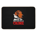 Take A Bit Out of Crime  Long-Lasting Bath Mat