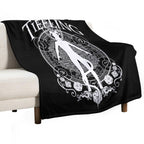 Tiefling - White Travel-friendly Throw Blanket