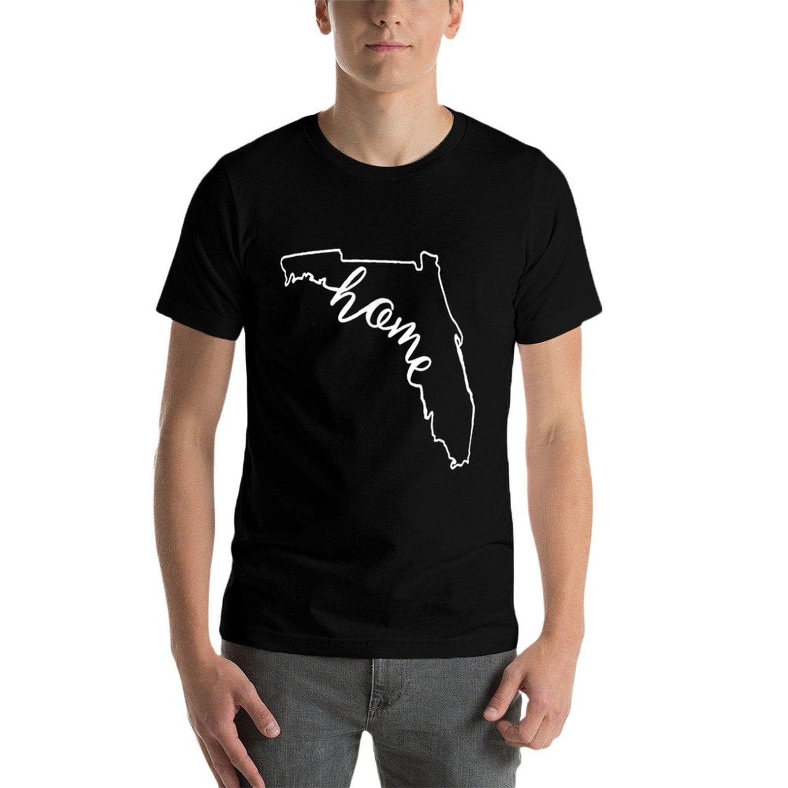 Florida Native Home Love  Oversized Silhouette T-Shirt