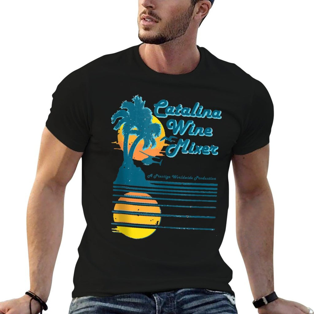 FUNNY VINTAGE CATALINA SUNSET WINE MIXER GIFT  Vintage-inspired T-Shirt