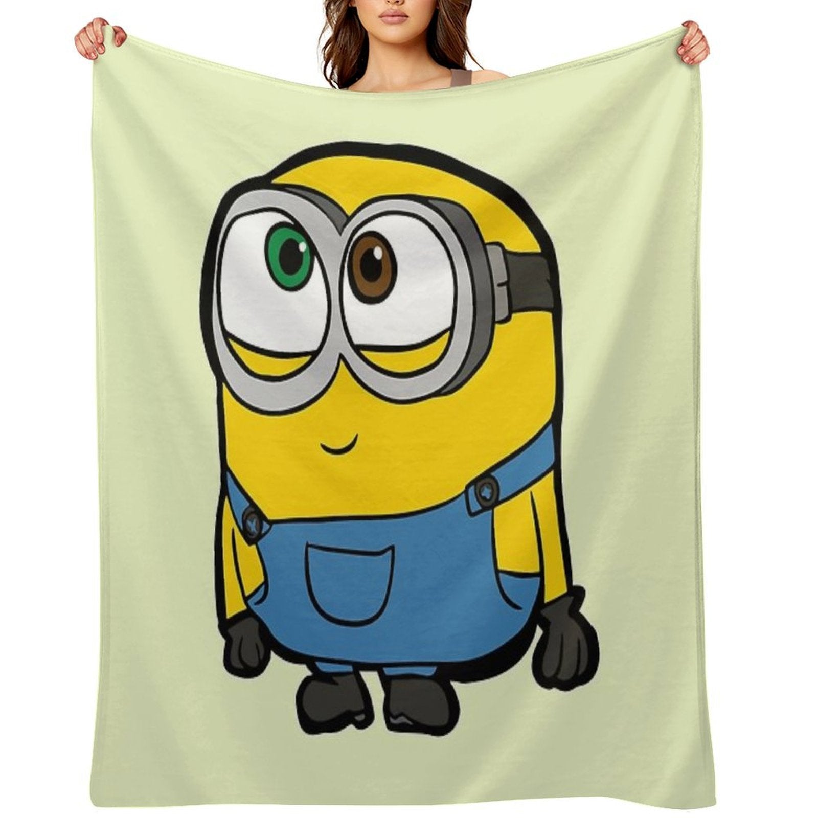 Minion Bob Sustainable Throw Blanket