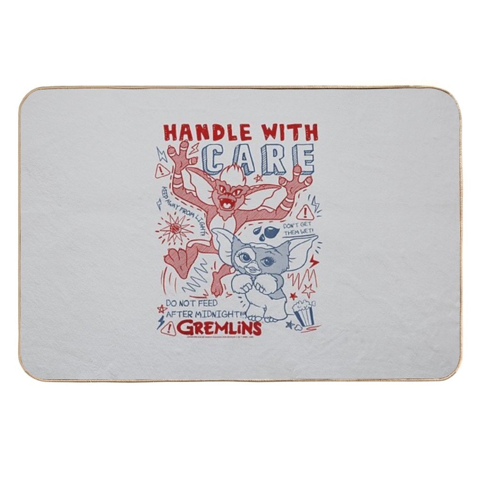 Gremllins Handle  Eco-Friendly Bath Mat