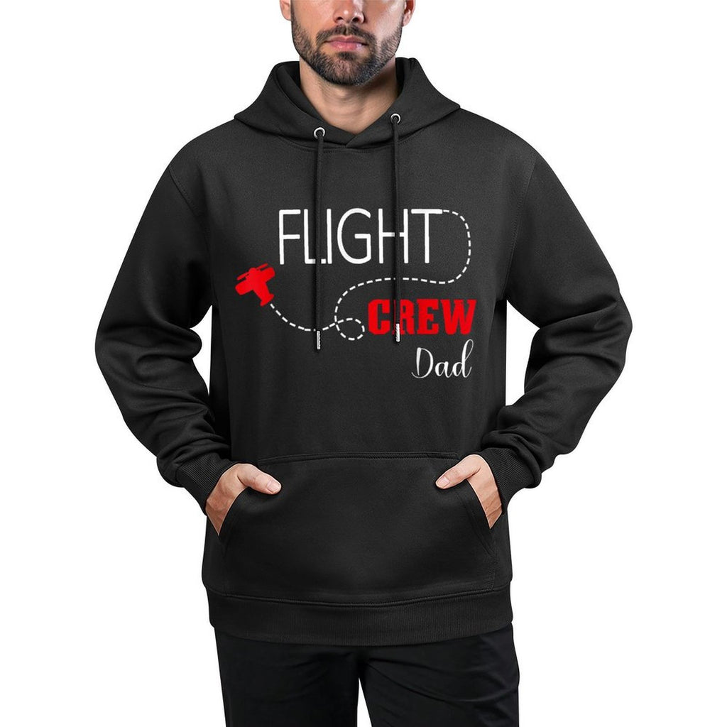 Flight Crew Airplane Birthday Dad, Airplane Matching Family Customizable Surface Hoodie