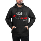 Flight Crew Airplane Birthday Dad, Airplane Matching Family Customizable Surface Hoodie