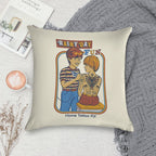 Rainy Day Fun Soft Skin-Friendly Throw Pillow
