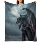 Gargoyle Machine-washable Throw Blanket