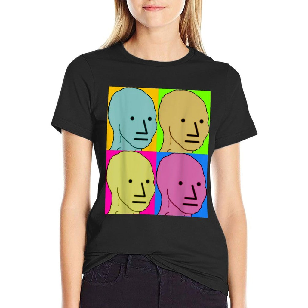 NPC Meme, Wojak Pop Art  Classic T-Shirt