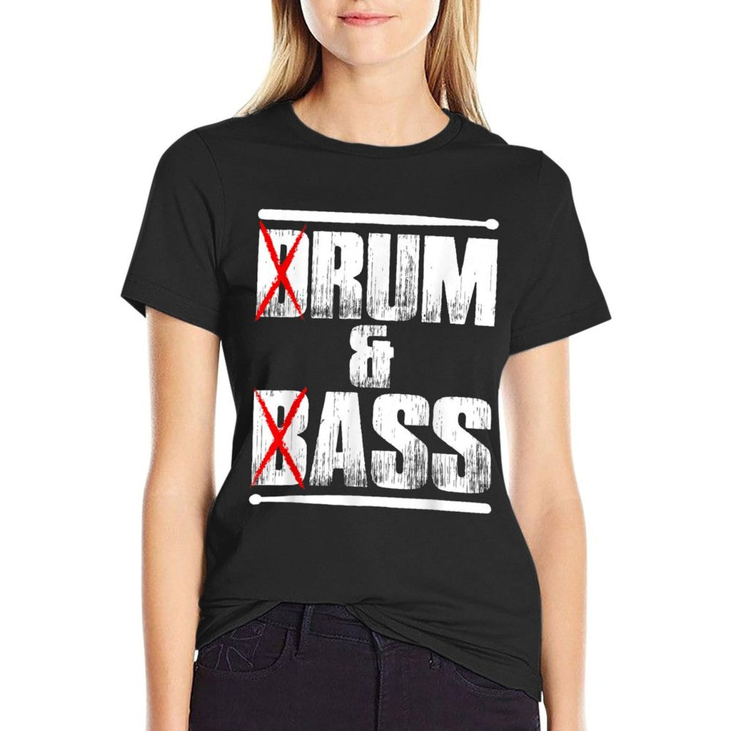 Funny Drum  Bass Drummer Rum  Ass Drumming Lover Drumstick  Tagless Design T-Shirt