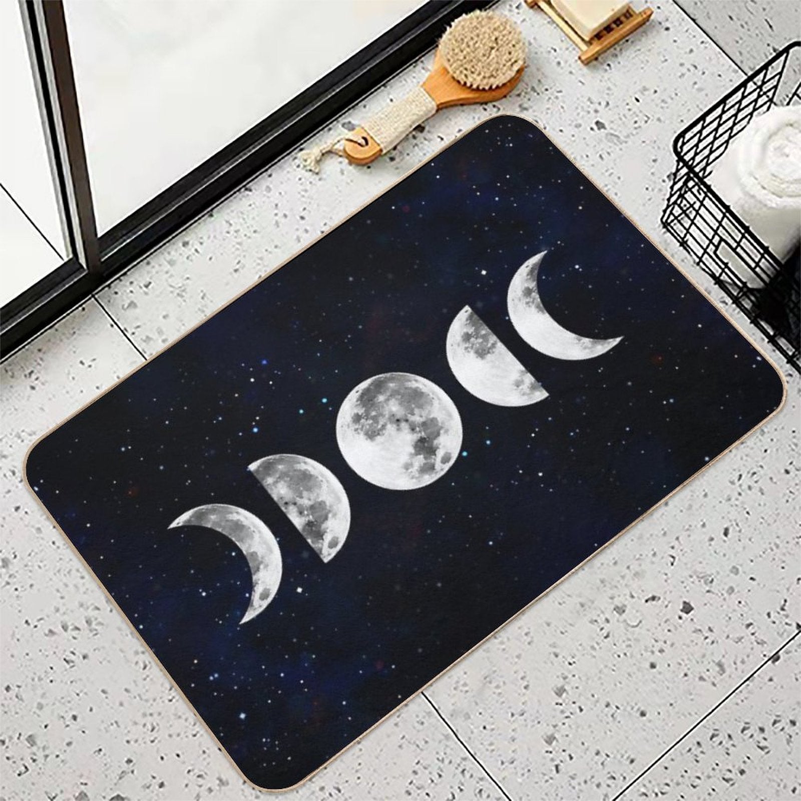 Phases of The Moon Galaxy  Multi-Purpose Bath Mat
