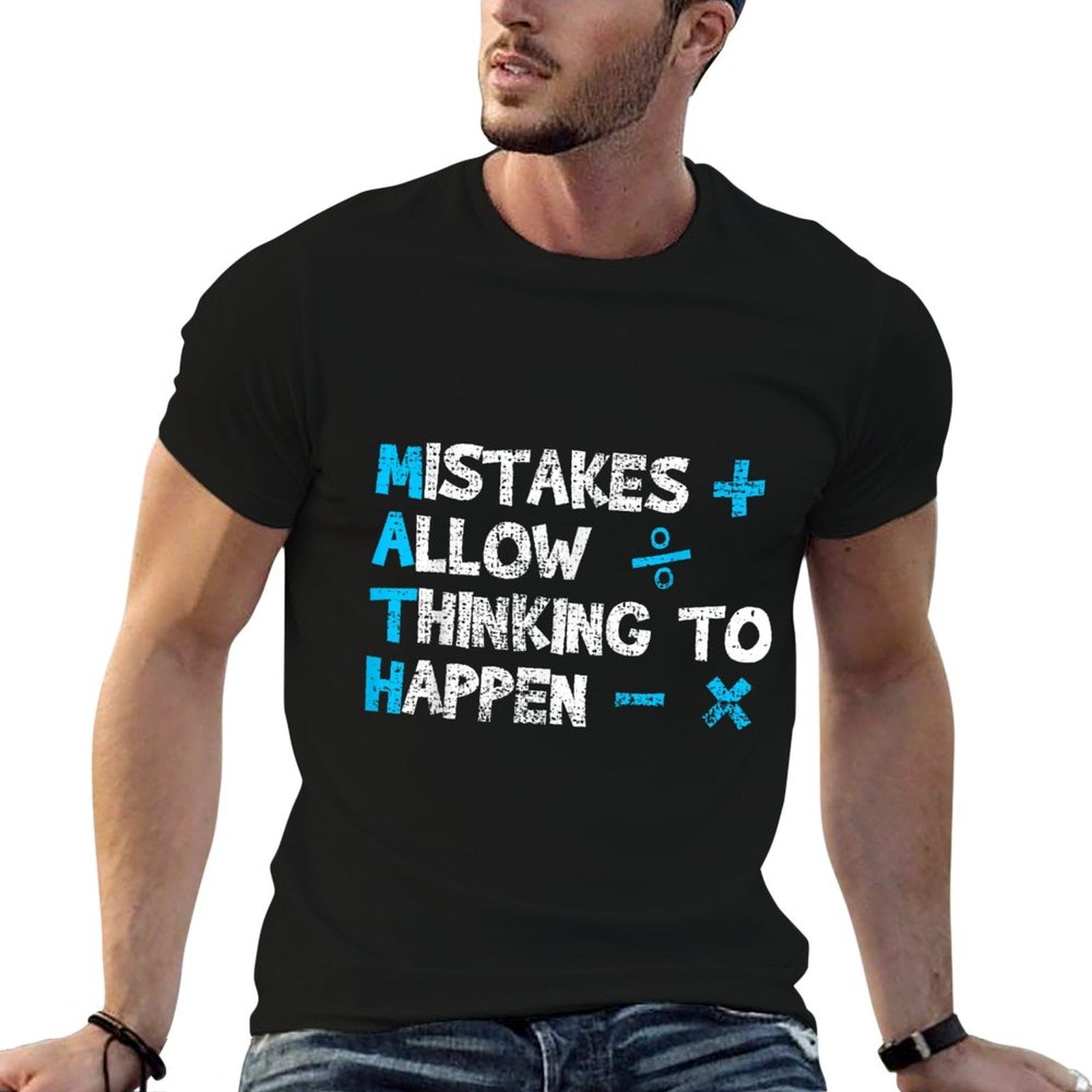 Vintage Math Teacher Funny Saying Gift  Stretchy T-Shirt