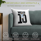 Messi 10 Soft Bedroom Essential Throw Pillow