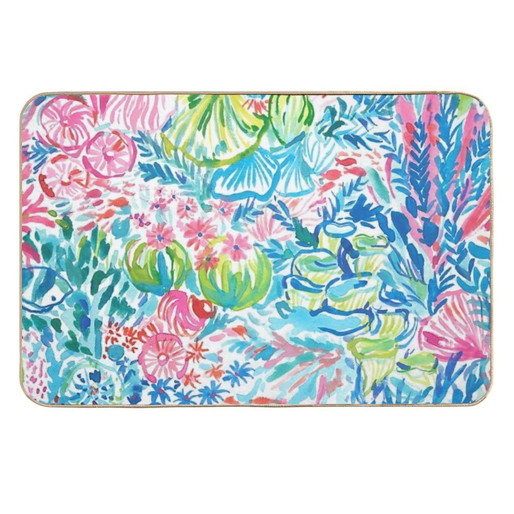 Fished My Wish  Fade-Resistant Bath Mat