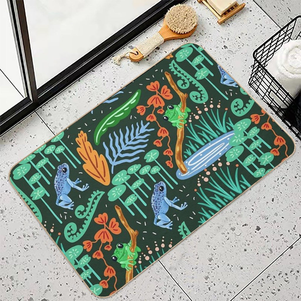 Blue Frog  Dirt-Trapping Bath Mat