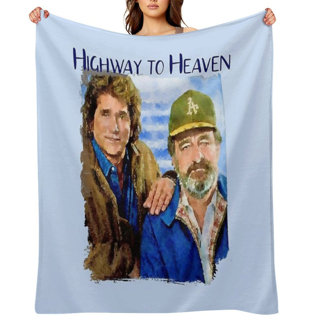 Highway to Heaven Machine-washable Throw Blanket