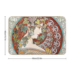 Alphonse Mucha - Ivy, 1901  Eco-Friendly Bath Mat
