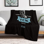 Retro Vintage Turner Classic Movies Easy Care Throw Blanket