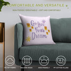 Go Live Your Dream Tangled Soft Gift Ready Throw Pillow