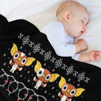 No Cookies After Midnight Machine-washable Throw Blanket