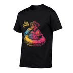 Funny Bigfoot Or Sasquatch Summer Float Trip River Tubing  Tagless Design T-Shirt