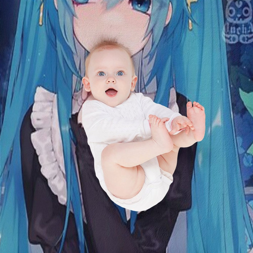 Hatsune Miku All-season Throw Blanket