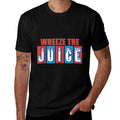 WHEEZE THE JUICE Funny Design  Cotton T-Shirt