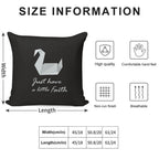 Just Have A Little Faith - Prison Break Soft Short Plush Fabric Throw Pillow