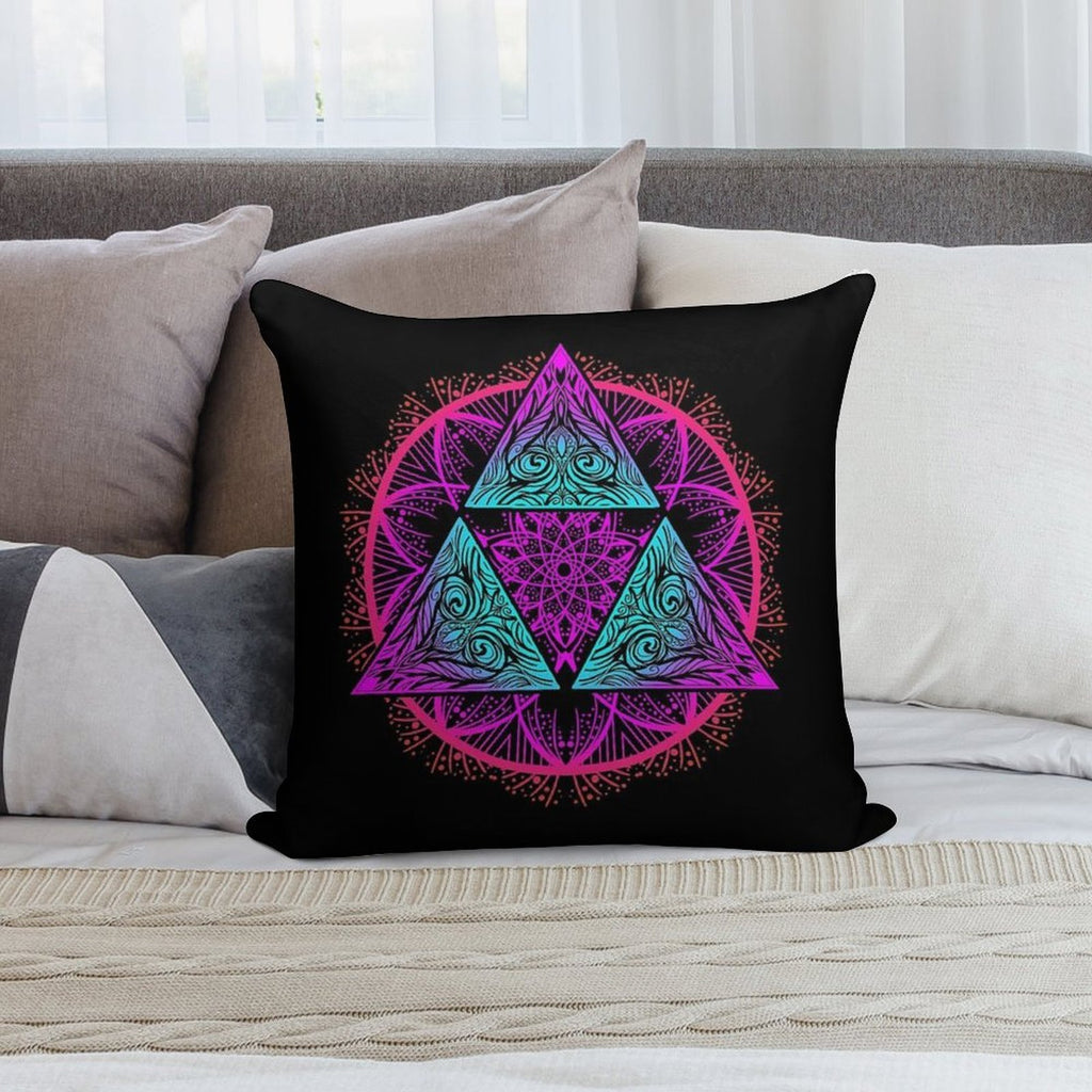 Neonforce Soft Shrink-Resistant Throw Pillow