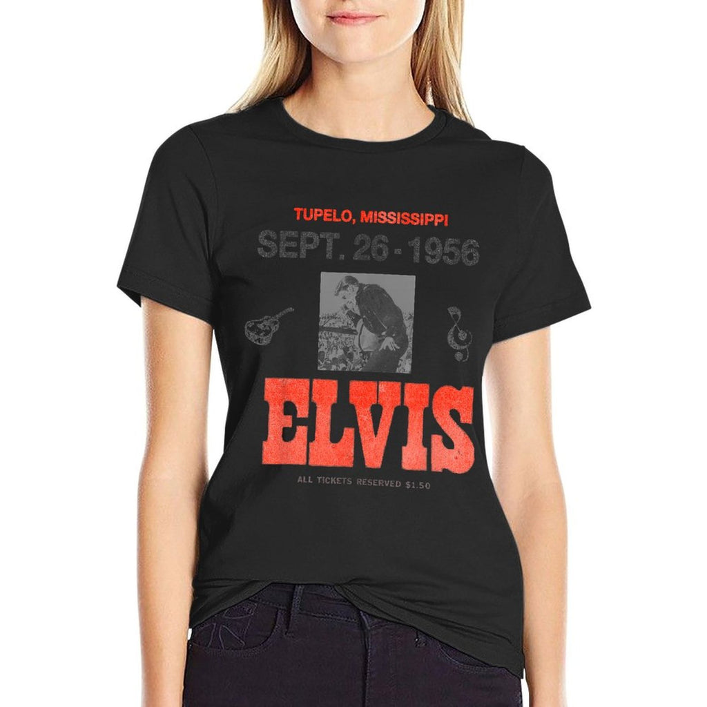 Elvis Presley Official 1956 Mississippi Concert  Durable T-Shirt