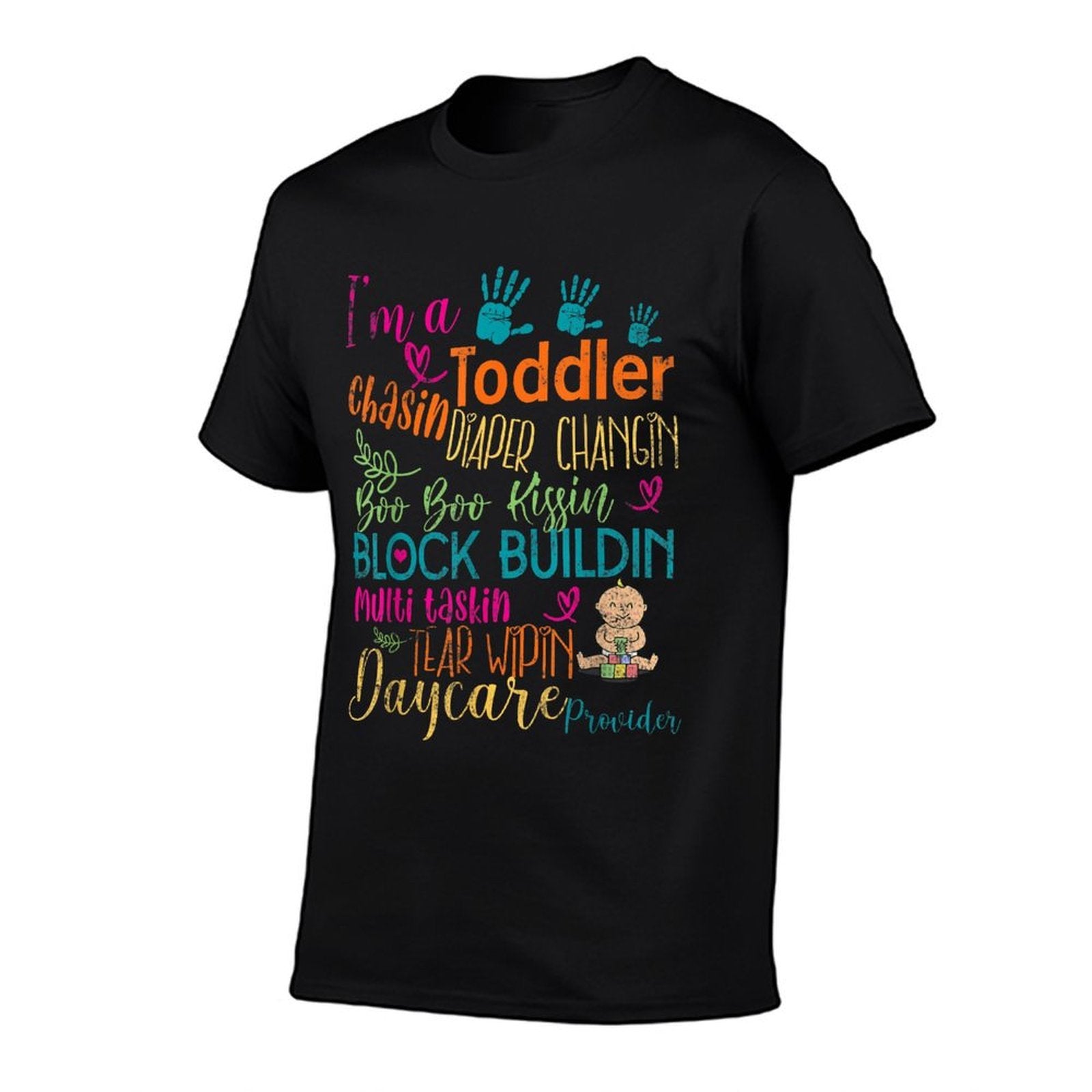 Funny Childcare Daycare Provider Teacher Appreciation  Graphic-printed T-Shirt