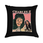 Charles II VintageRetro Design Soft Skin-Friendly Throw Pillow