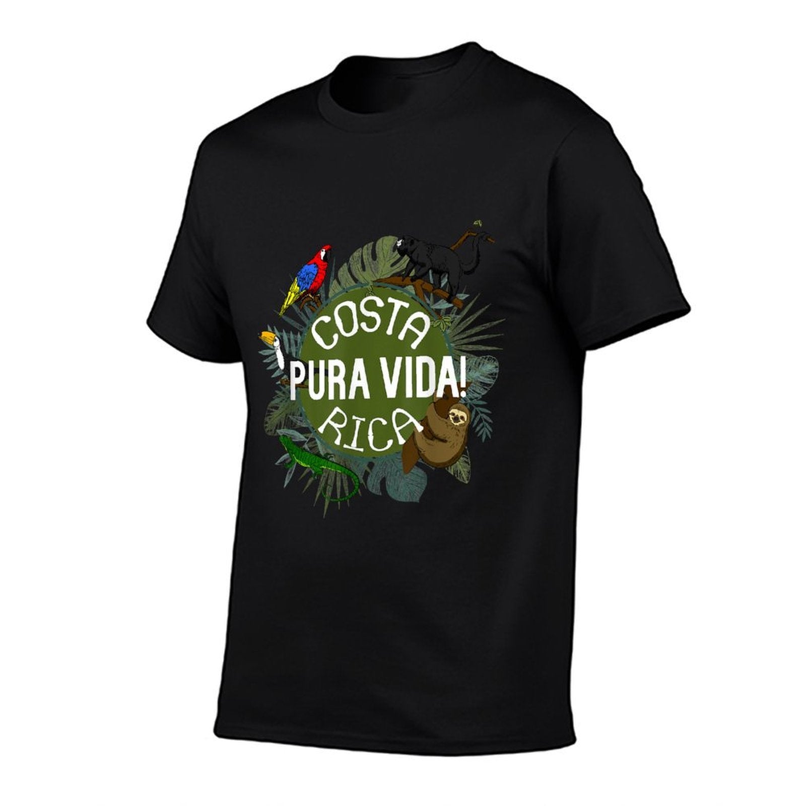 Pura Vida Costa Rica! Party Animals!  Rolled Sleeves T-Shirt
