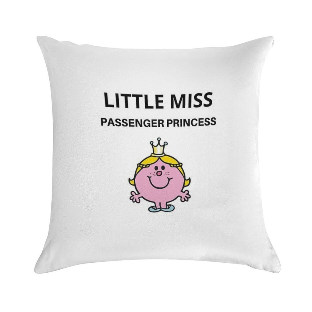 Little Miss Passenger Princess Soft Bedroom Essential Throw Pillow