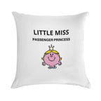 Little Miss Passenger Princess Soft Bedroom Essential Throw Pillow