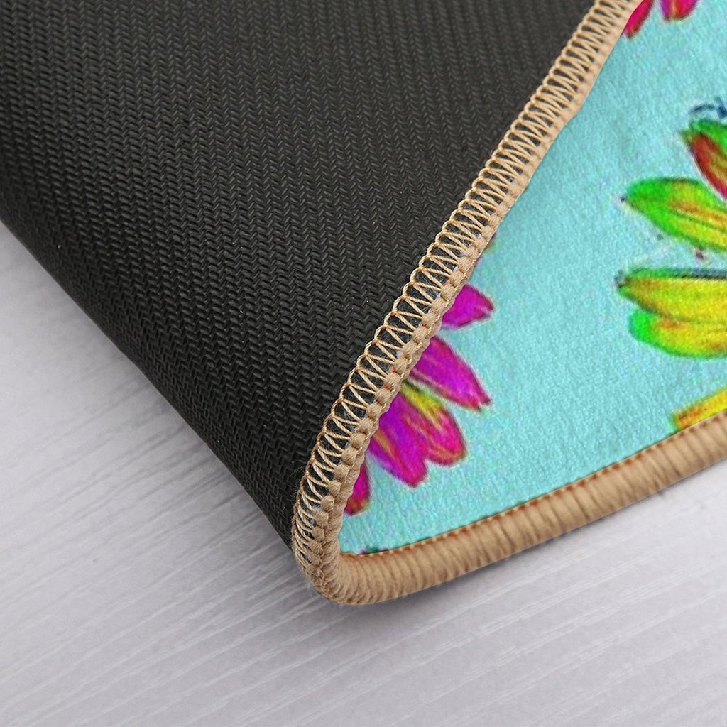 Fancy George Flower of TeamBob  Slip-Resistant Bath Mat