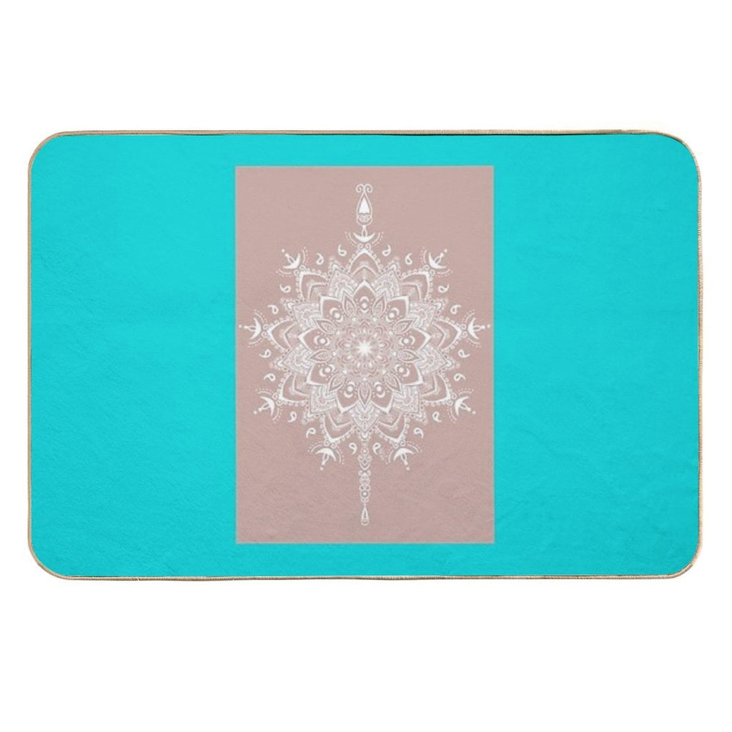 Madala Deco Photographic Print  Eco-Friendly Bath Mat