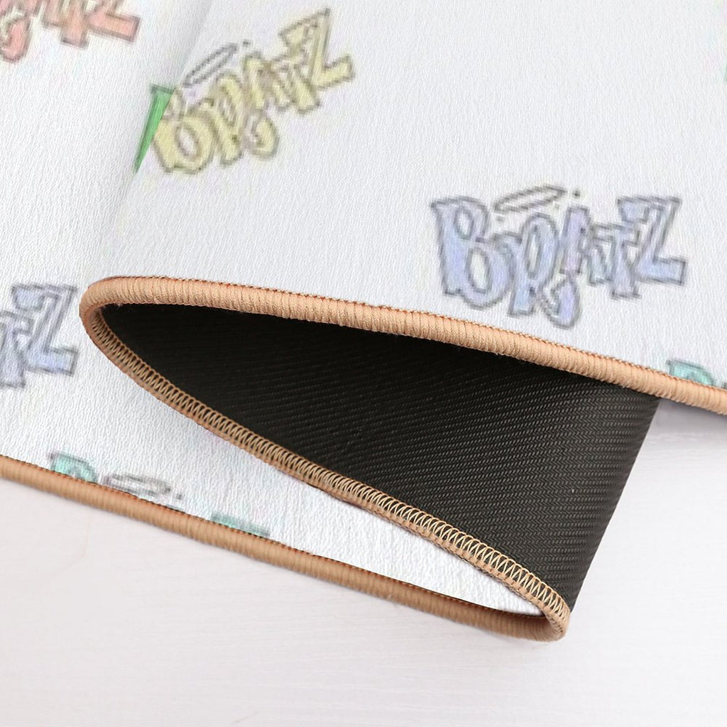 Pastel Coloured Bratz Logo Sticker Pack  Pet-Safe Bath Mat