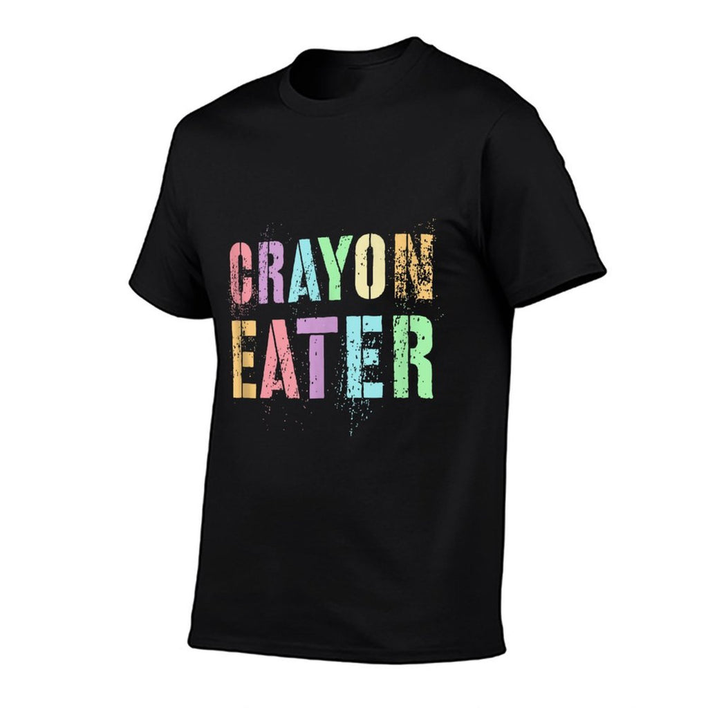 Funny CRAYON EATER I Eat Crayons US Military Veteran Officer  Odor-resistant T-Shirt